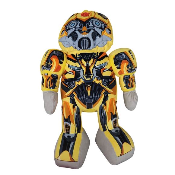 Build-A-Bear Transformers Bumblebee 16" Plush Stuffed Toy Authentic Collectible - Picture 5 of 11